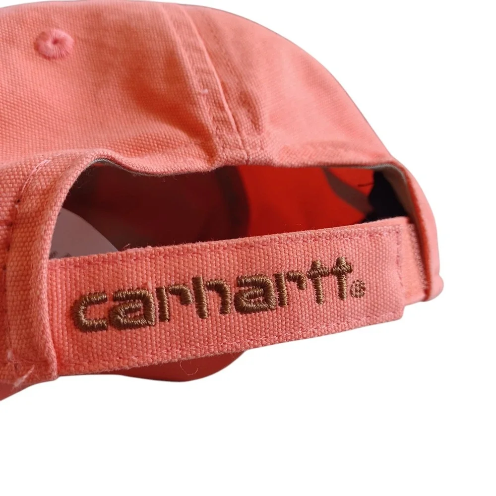 Carhartt Womens Pink‎ Canvas Adjustable Strap Back Work Hat